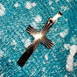 10K Yellow Gold Cross Pendant